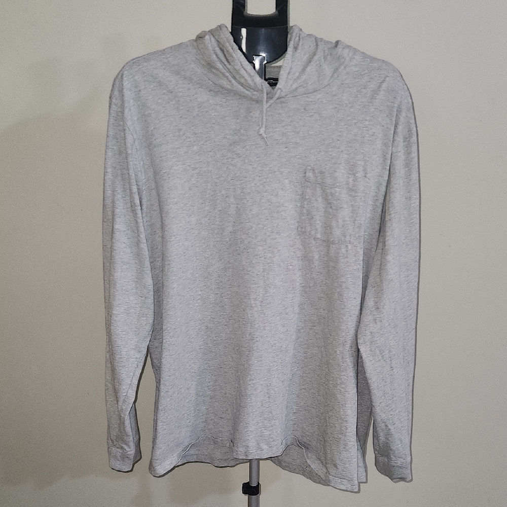 Vineyard Vines Heather Gray Lightweight Hoodie. XXL.